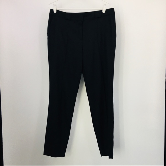 Black Wool Trousers BASLER Size US12 - Picture 1 of 8